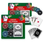 Pack Mini Set de Póker: 2 Barajas y 48 Fichas