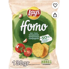 Patatas Fritas Campesinas Lay's Horno - 50% Menos Grasa