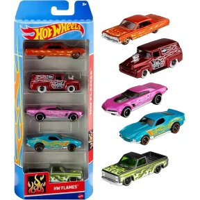 Paquete de 5 autos a escala 1:64 - X2 Hot Wheels