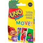 Juego de Cartas UNO Junior Move! con Tres Niveles de Mattel
