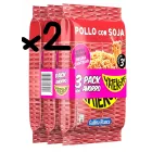 Pack 6 unidades Yatekomo Pollo Soja Gallina Blanca 79g