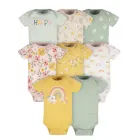 Pack de 8 camisetas de manga corta para bebés y niñas