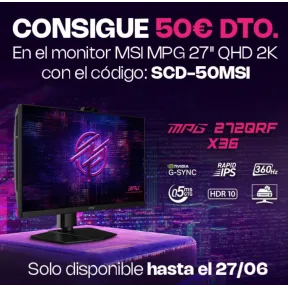 Monitor 27" QHD MSI MPG 272QRF X36 360Hz G-Sync