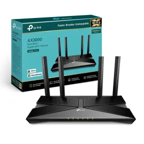 Router WiFi 6 TP-Link Archer AX58 AX3000 Doble Banda Gigabit