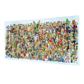 Alfombrilla XXL Impermeable de los Simpsons - 80x35 cm