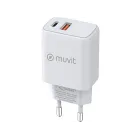 Cargador universal Muvit For Change 18W USB y 25W Tipo C