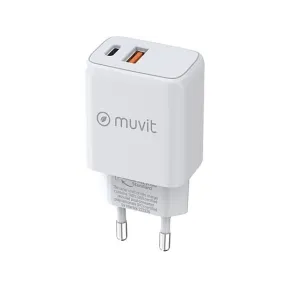 Cargador universal Muvit For Change 18W USB y 25W Tipo C
