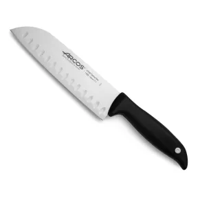 Cuchillo Santoku de 180 mm con hoja de acero inoxidable Nitrum