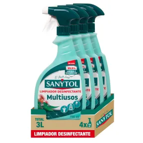 Limpiador Multiusos Sanytol - Pack 4 x 750 Ml Eucalipto