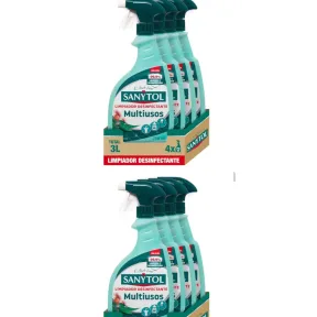 Limpiador Desinfectante Sanytol Eucaliptus - 8 x 750 ml