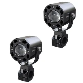 Luces Auxiliares Sifam 2x25W Negro con Control Inalámbrico
