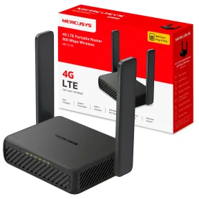 Router Portátil 4G LTE MERCUSYS MB113-4G - WiFi N300