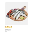 Sardinas a 3,99€ por Kilo