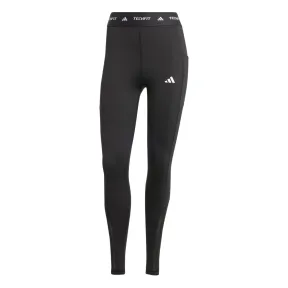 Mallas largas Techfit con bolsillo para mujer adidas