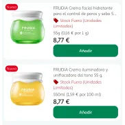 Cremas y sérum Frudia en liquidación. ¡Aprovecha!