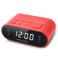 Reloj Despertador Digital LED Rojo con Radio FM y Alarma