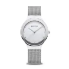 Reloj Bering de Mujer, 34 mm, Acero Inoxidable y Correa Milanesa