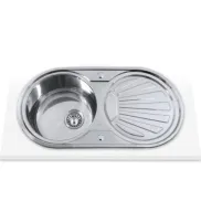 Fregadero Reversible Edesa K2 SE 84 1C1E 840x440 mm