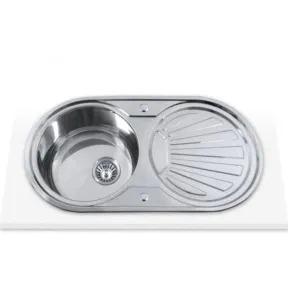 Fregadero Reversible Edesa K2 SE 84 1C1E 840x440 mm