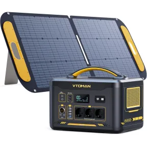 Estación de Energía Portátil VTOMAN Jump 2200 con Panel Solar