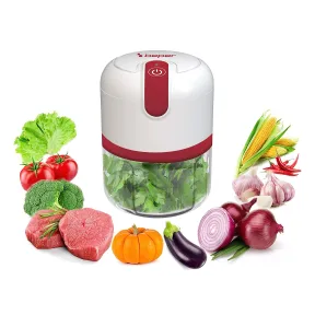Picadora Eléctrica Recargable USB 250 ml – Mini Robot de Cocina
