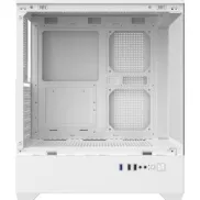 Caja PC E-ATX Blanca con Doble Cristal Templado y USB 3.0