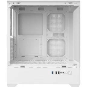 Caja PC E-ATX Blanca con Doble Cristal Templado y USB 3.0