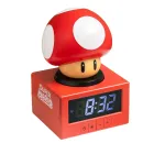 Reloj Despertador Hongo Super Mario con Luz Nocturna