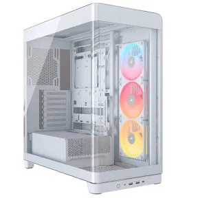 Caja Torre E-ATX Corsair iCUE LINK 4500X LX-R RGB, Blanco