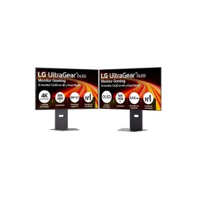 LG OLED 32" Gaming Monitors 4K Setup, DualMode