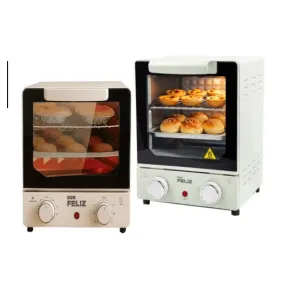Horno Compacto 15L con Puerta de Vidrio y Control de Temperatura