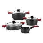 Batería Antiadherente de Aluminio Fundido BRA para Cocinas