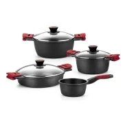 Batería Antiadherente de Aluminio Fundido BRA para Cocinas