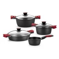 Batería Antiadherente de Aluminio Fundido BRA para Cocinas