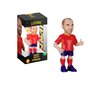 Figura Andrés Iniesta - Selección Española Fútbol MINIX BANDAI