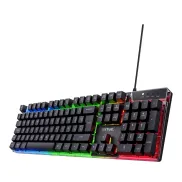 Teclado inalámbrico español con retroiluminación LED