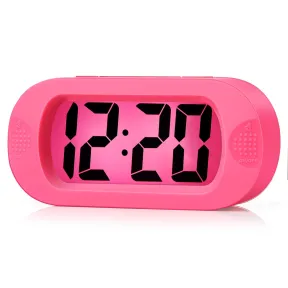Reloj Digital LCD Plumeet para Despertador de Viaje