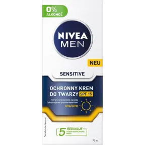 Crema facial NIVEA MEN SENSITIVE SPF 15, 75 ml