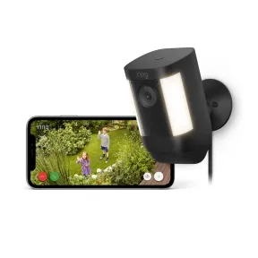 Cámara Exterior Ring Pro 2K con Luces y Enchufe
