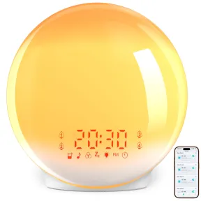 Despertador con Luz, Simulación de Amanecer y Atardecer
