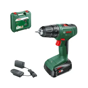 Atornillador Bosch EasyDrill 18V-40 con batería y maletín.