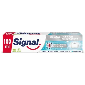 Pasta de Dientes Blanqueador Signal con Bicarbonato 100 ml