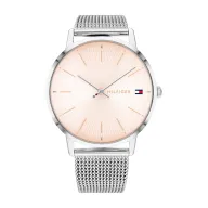 Reloj de Mujer Tommy Hilfiger con Correa de Malla Plateada