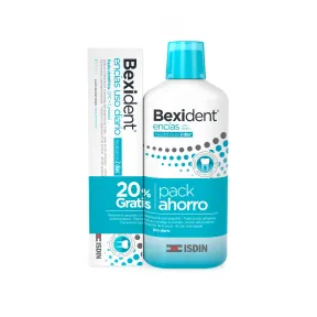 Pack Ahorro Isdin Bexident Encías: Colutorio y Pasta