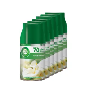 Recambios Ambientador Eléctrico Air Wick 6 X 250 ml White Bouquet