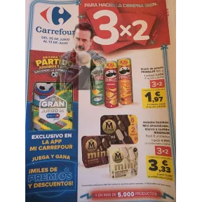 Carrefour 3x2: Folleto del 25 de Junio al 13 de Julio