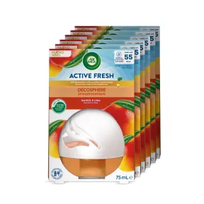 Ambientador Air Wick Decosphere Mango y Lima - Pack 6 unidades