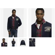Cazadora Bomber Marino Superdry Twill Varsity
