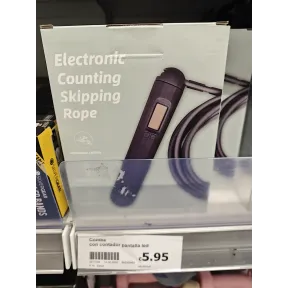Contador de pasos con comba y pantalla LED