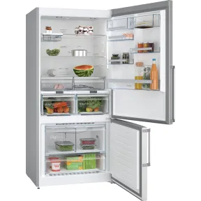 Frigorífico Bosch Serie 6, Acero inox., Libre instalación 186 cm